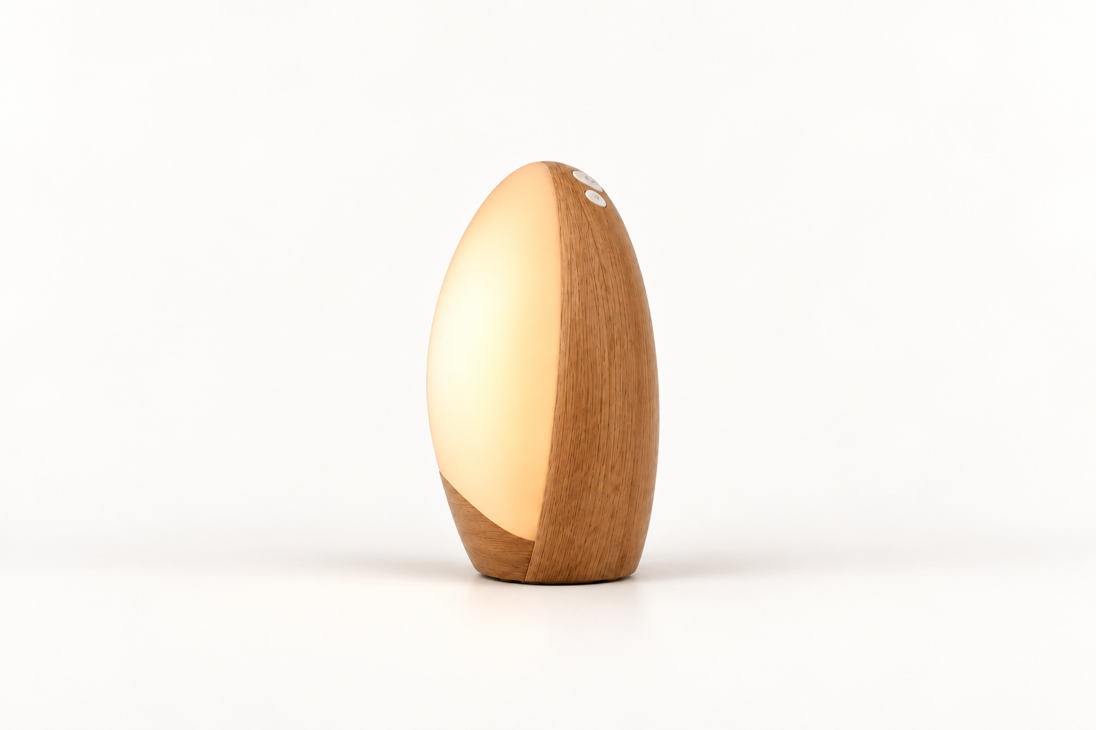 Profilbilde av klokken med varmt lys